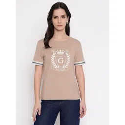 GUESS Brand Logo Embroidered T-shirt-picture-34