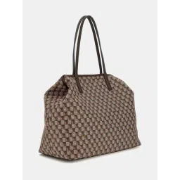 Guess Brown Logo Large Tote image 4