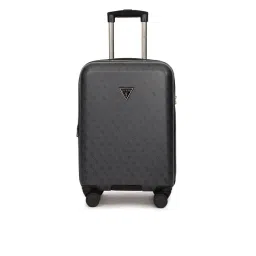 Guess Charcoal Grey Printed Jesco Trolley Bag-picture-14