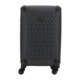 Guess Charcoal Wilder Logo Checked Luggage-picture-45