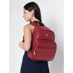 Guess Claret Wilder Logo Backpack image 1
