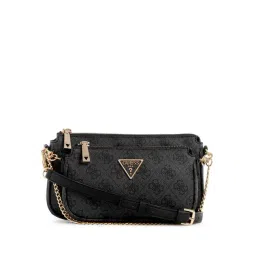 Guess Coal NOELLE Mini Double Pouch Cross Body Bag-picture-28