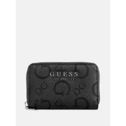 Guess Coal Saffron Logo Zip Around Wallet-picture-29