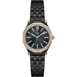 guess Collection Gleam Black Round Dial Analog Women's Watch - Z59002L2-picture-47