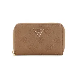 Guess Dark Taupe CRESIDIA II Logo Zip Around Wallet-picture-31