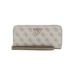 Guess Dark Taupe LAUREL II Logo Zip Around Wallet-picture-28