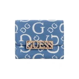 Guess Denim Carrboro Logo Foldover Wallet-picture-36
