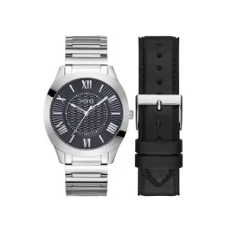 Guess Gbs Arc Men Blue Round Dial Analog Watch With Strap - GW0711G1-picture-10