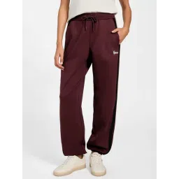 Guess Grape Violet Side Taped Full Length Drawstring Joggers-picture-11