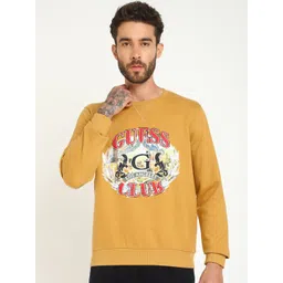 GUESS Graphic Printed Long Sleeves Pullover Sweatshirt-picture-10