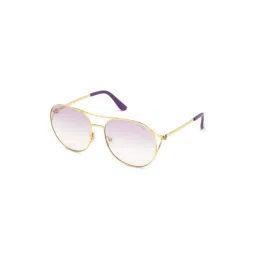 Guess GUS76865932ZSG Purple UV Protected Aviator Sunglasses for Women-picture-24