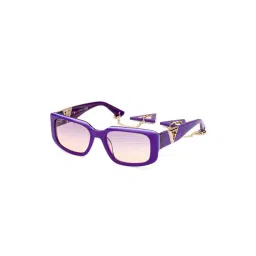 Guess GUS78915381ZSG Purple UV Protected Rectangular Sunglasses for Women-picture-34