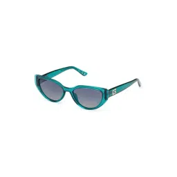 Guess GUS79105296PSG Green UV Protected Cat Eye Sunglasses for Women-picture-11