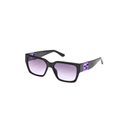 Guess GUS79165583ZSG Purple UV Protected Square Sunglasses for Women-picture-36
