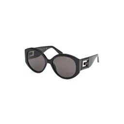 Guess GUS79175601ASG Grey UV Protected Oval Sunglasses for Women-picture-26