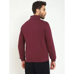 Guess Maroon Regular Fit Solid Jacket image 2