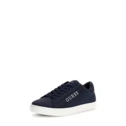 Guess Men Navy Blue Solid Lace-up Sneakers-picture-27