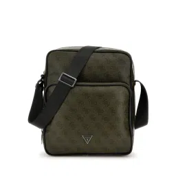 GUESS Military Green VEZZOLA Printed Medium Cross Body Bag-picture-18