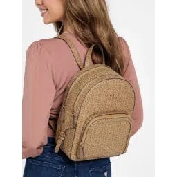 Guess Mocha Saffron Logo Backpack-picture-46