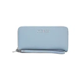 Guess Moonstone Blue Abbas Textured Large Zip Around Wallet-picture-41