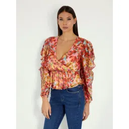 Guess Multi Fashion Printed Regular Fit Top-picture-35