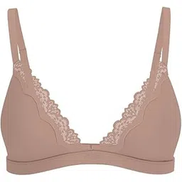 guess Polyamide Solid Light Brown Push Up Bra-picture-17