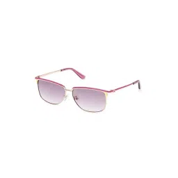 Guess Purple UV Protected Square Sunglasses for Women GUS0013383Z56SG-picture-42
