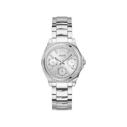 GUESS Ritzy Women Silver Tone Round Dial Analog Watch - GW0685L1-picture-40