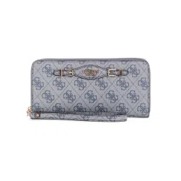 Guess Slate Katya Logo Zip Around Wallet-picture-30