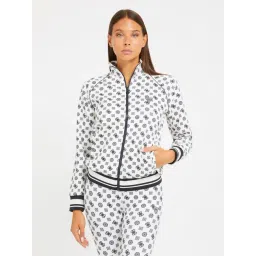 Guess White Print Full Sleeves Sweatshirt-picture-23