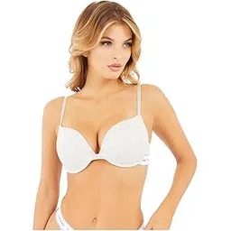 guess White Women Carrie Push up Bra-picture-24