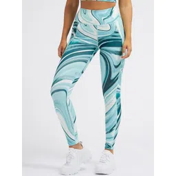 Guess Women Abstract High-Rise Ankle Length Tights-picture-16