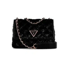 Guess Women Black Self-Design Sling Bag-picture-47
