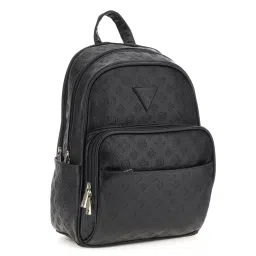 Guess Women Black Textured Backpack Bag-picture-42