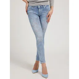 GUESS Women Clean Look Heavy Fade Cotton Jeans-picture-22