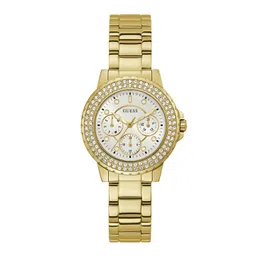 GUESS Women Embellished Dial & Bracelet Style Straps Analogue Chronograph Watch GW0410L2M-picture-35