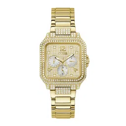 GUESS Women Embellished Dial & Bracelet Style Straps Analogue Watch GW0472L2-picture-22