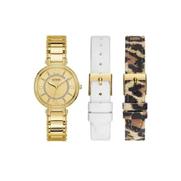GUESS Women Embellished Dial & Bracelet Style Straps Analogue Watch GW0588L1-picture-33
