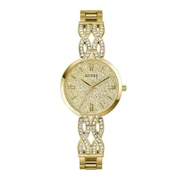 GUESS Women Embellished Dial & Bracelet Style Straps Analogue Watch GW0868L2-picture-27