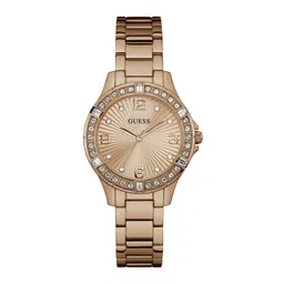 GUESS Women Embellished Dial Bracelet Style Straps Analogue Watch U1349L3M-picture-17