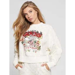 GUESS Women Graphic Printed Round Neck Sweatshirt-image-43