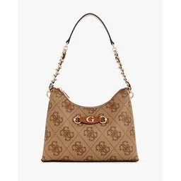guess Women Logo Print Izzy Top-Zip Shoulder Bag-picture-52