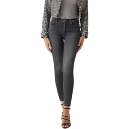 guess Women Navy Blue Textured Polo T-Shirt-picture-11