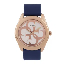 GUESS Women Off-White & Rose Gold-Toned Dial Watch W0911L6-image-28
