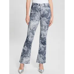 GUESS Women Printed Bootcut High-Rise Jeans-picture-21