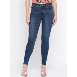 GUESS Women Skinny Fit Mid-Rise Light Fade Jeans-picture-17