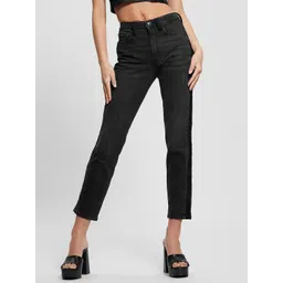 GUESS Women Slim Fit Comfort High-Rise Jeans-picture-26