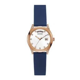 GUESS Women White Dial & Blue Straps Analogue Watch- GW0356L1-image-22
