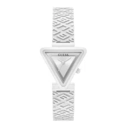 GUESS Women White Dial & White Bracelet Style Straps Analogue Watch GW0543L1-White-image-18