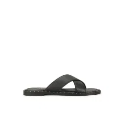 Guess Women's Black Cross Strap Sandals-picture-26